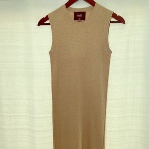 D & G gold bodycon dress